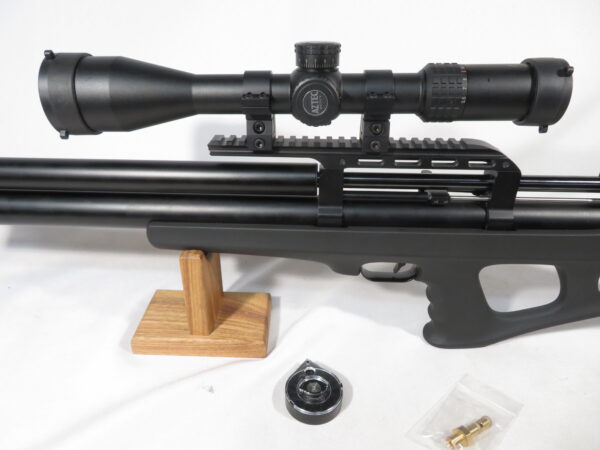 Used FX Wildcat MKIII .30 cal Sniper, Black Synthetic, w/ Aztec 5.5-25x50 SFP Scope SKU 91422 - Image 5