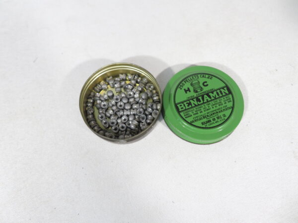 Benjamin Model 112 Air Pistol Mfg 1936-1941 with Box and Benjamin Pellets SKU 110922 - Image 2