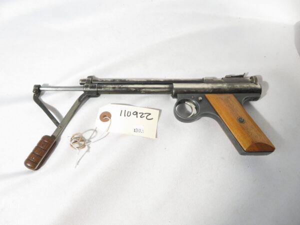 Benjamin Model 112 Air Pistol Mfg 1936-1941 with Box and Benjamin Pellets SKU 110922 - Image 6