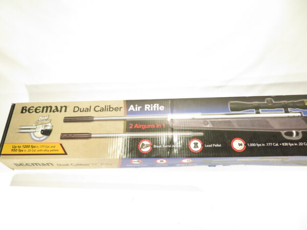 Used Beeman Silver Kodiak X2, dual caliber rifle w/ Scope SKU 11923 - Image 3