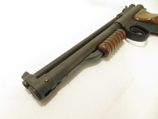 Vintage 1979 Benjamin Model 132 Air Pistol in Blue/Yellow Box and original paperwork - Image 7