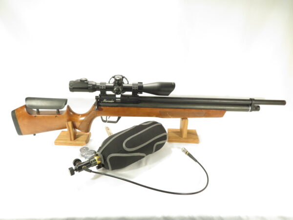 Used Benjamin Marauder .25 cal PCP w/ Tank and UTG 4-16x44 Scope SKU 8666