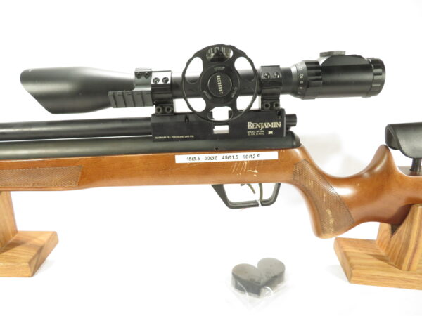 Used Benjamin Marauder .25 cal PCP w/ Tank and UTG 4-16x44 Scope SKU 8666 - Image 5