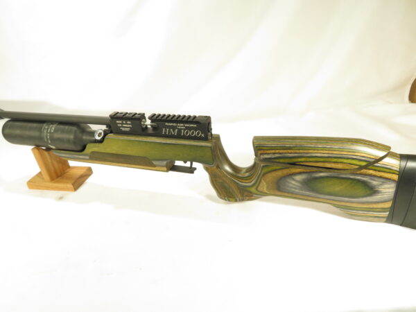 USED RAW HM1000x LRT Air Rifle, Camo Laminate Used .25 caliber - Image 8