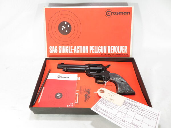 Crosman Single Action 6 (SA6) CO2 Revolver w/ Original box | SKU 515