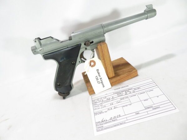 Crosman Mark I Air Pistol cerakoted Siler Gray SKU 130.27