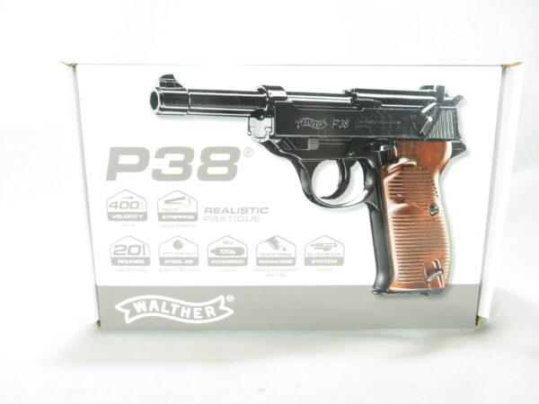 Walther P38 CO2 Semi-Auto Pellet Pistol | SKU 12.12 - Image 2