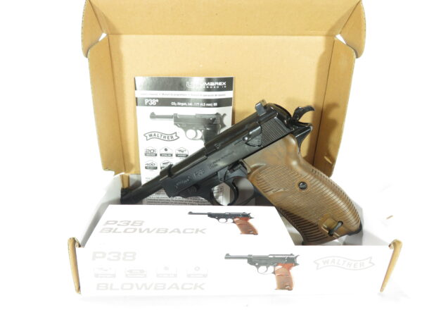 Walther P38 CO2 Semi-Auto Pellet Pistol | SKU 12.12 - Image 4