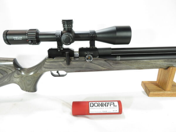 Used FX Dream-Classic Laminate .22 PCP Pellet Rifle w/ Helix 6-24x50 Scope and Moderator SKU 71.8 - Image 3