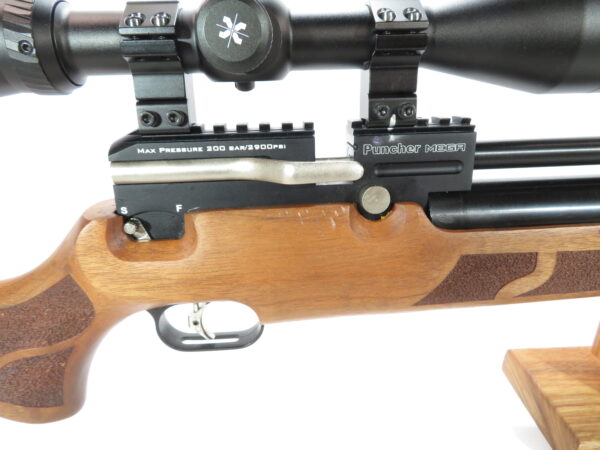 Kral Puncher Mega .177, Walnut Stock + Axeon 4-16x44 Scope SKU 71.10 - Image 3