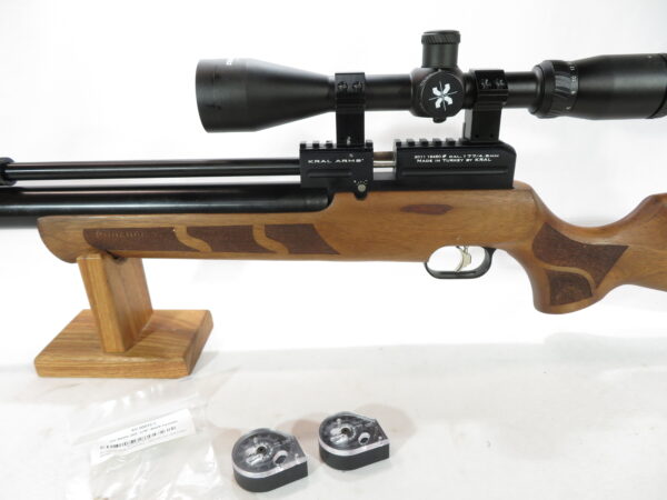Kral Puncher Mega .177, Walnut Stock + Axeon 4-16x44 Scope SKU 71.10 - Image 8