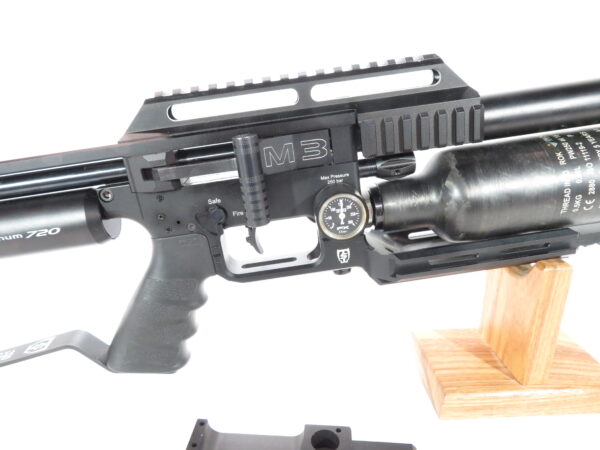 Used FX Impact M3 Power Block Sniper .30 cal, Black, w/ extras SKU 84.1 - Image 2