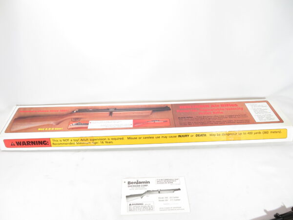Used Benjamin 392P Pellet Rifle with Original Box SKU 62124.6 - Image 2