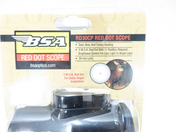 BSA Red Dot sight RD30CP SKU 71624.9 - Image 2