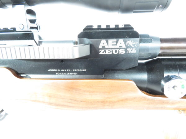 Used AEA Zeus .72 Air Rifle w/ 4-16x44 AO Scope, and extra barrels SKU 101824.5 - Image 7