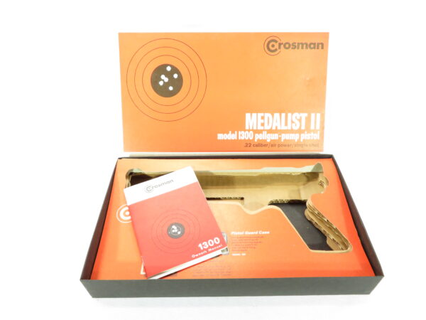 Original Box and Owner's Manual for Vintage Crosman Medalist 1300
