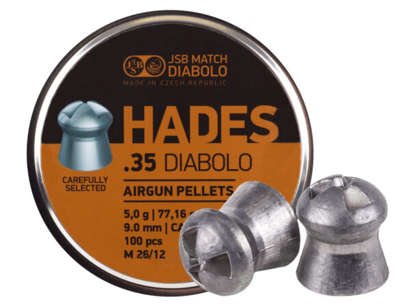JSB Hades .35 Caliber, 77.16gr, 100ct.