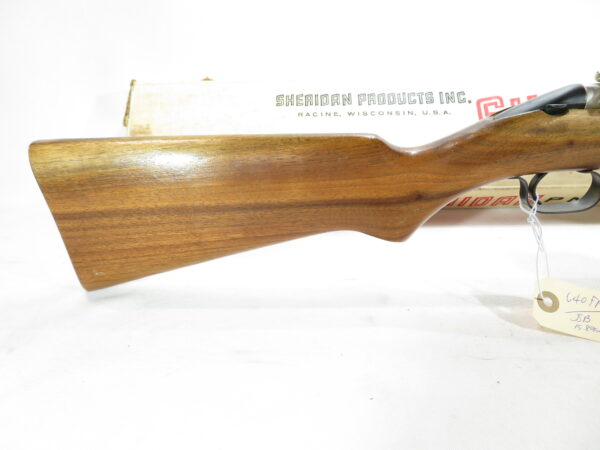 1968 Sheridan Silver Streak Pellet Rifle w/ Original Box and Pellets SKU 110824.9 - Image 2