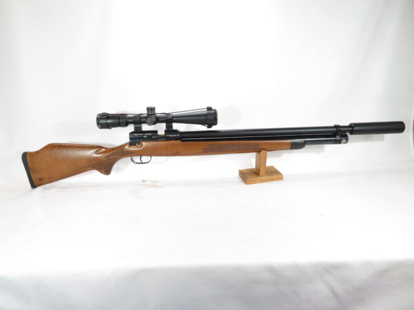 Used Winchester Model 70-45 PCP Pellet Rifle and Vortex Scope SKU 110824.12