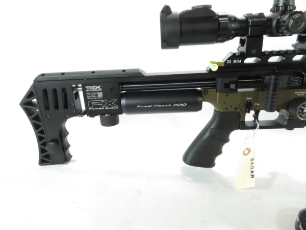 Used FX Impact M3 Power Block Sniper .30 cal, Bronze, w/ extras SKU 12624.11 - Image 3