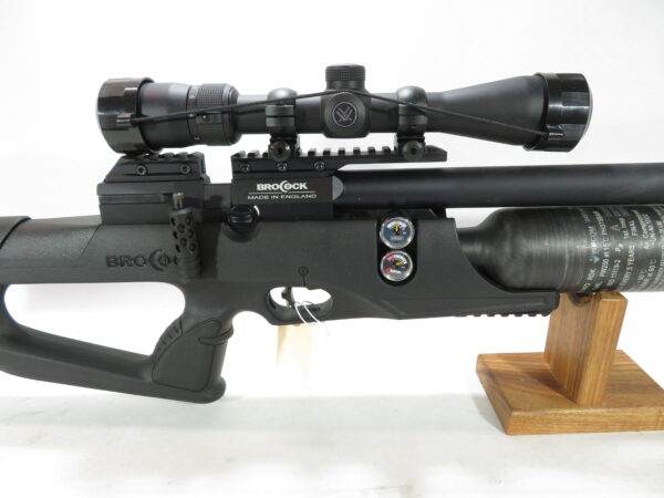 Used Brocock Bantam XR Sniper .22 Synthetic Stock w/ Scope and moderator SKU 11025.13 - Image 2