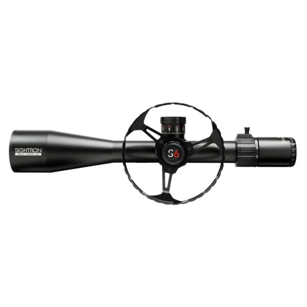 Sightron S6 10-60x56 ED FT Field Target Scope w/ Wheel Mil Hash Reticle - Image 2