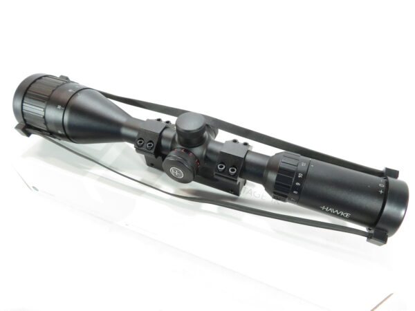 Used Hawke 4-12x50 AO Mil-dot Center IR Rifle Scope SKU 41025.3