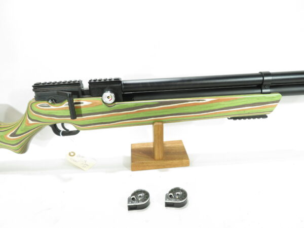 Used Air Venturi Avenger, Green Mountain Camo Laminated Stock, Regulated PCP Air Rifle .22 SKU 6325.11 - Image 3