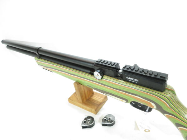 Used Air Venturi Avenger, Green Mountain Camo Laminated Stock, Regulated PCP Air Rifle .22 SKU 6325.11 - Image 11
