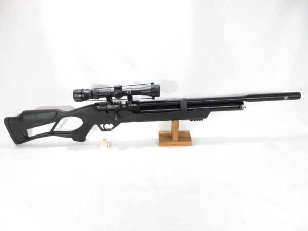 Used Hatsan Flash QE PCP Air Rifle .22 w/ scope and hand pump  SKU 82925.3 - Image 2