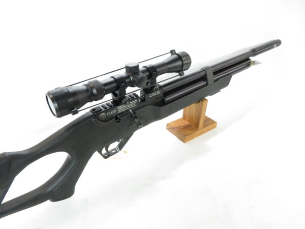 Used Hatsan Flash QE PCP Air Rifle .22 w/ scope and hand pump  SKU 82925.3 - Image 6
