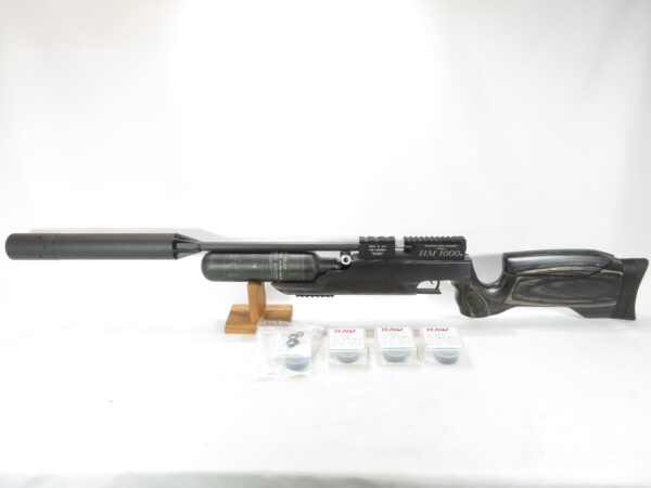 Used RAW HM1000x LRT Air Rifle .22, Black Laminate SKU 91725.5