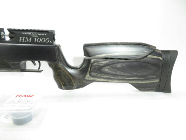 Used RAW HM1000x LRT Air Rifle .22, Black Laminate SKU 91725.5 - Image 2