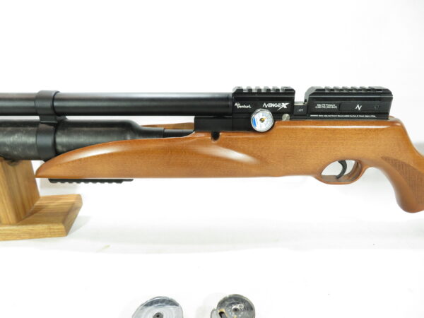 Used Air Venturi Avenge X Regulated PCP Air Rifle Classic Wood Stock, Bottle .177 SKU 91725.7 - Image 7