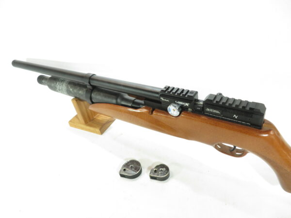 Used Air Venturi Avenge X Regulated PCP Air Rifle Classic Wood Stock, Bottle .177 SKU 91725.7 - Image 8