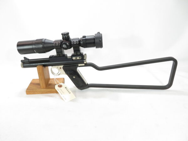 Benjamin Sheridan E9 Pellet Pistol w/ Rear Stock and Scope SKU 102125.21