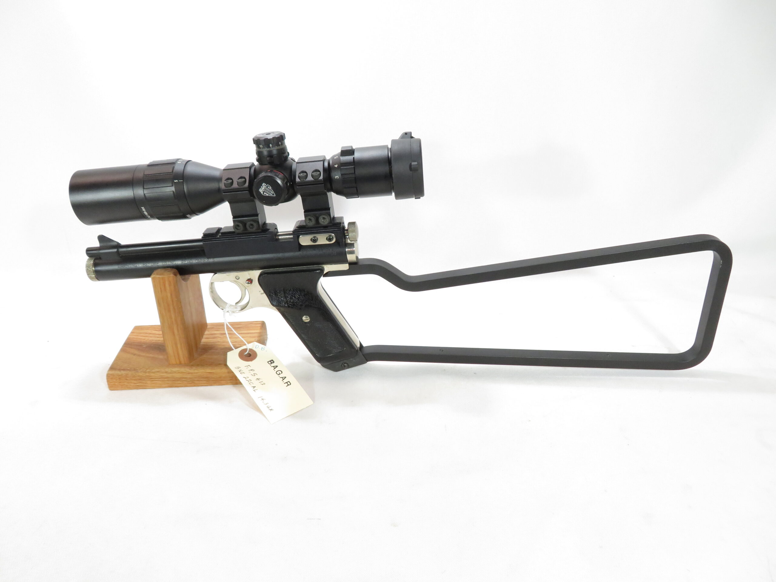 Benjamin Sheridan E9 Pellet Pistol w/ Rear Stock and Scope SKU 102125.21