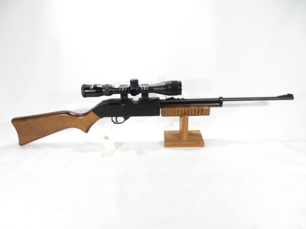 Crosman 760 PowerMaster Commemorative Edition with Wood Stock and Scope SKU 102025.5