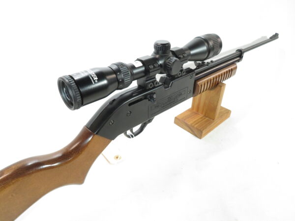 Crosman 760 PowerMaster Commemorative Edition with Wood Stock and Scope SKU 102025.5 - Image 5