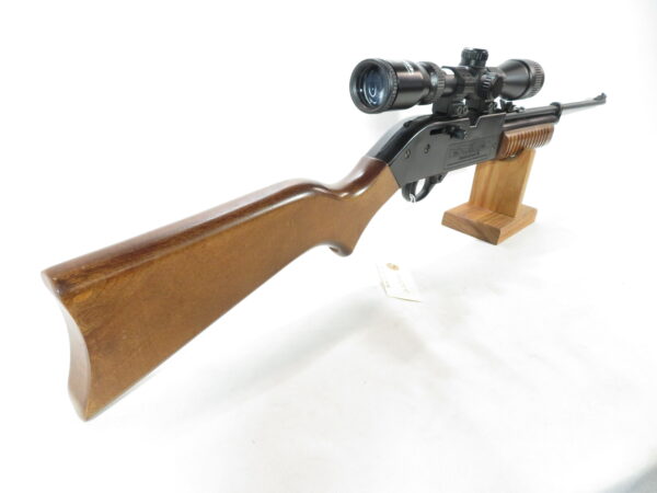 Crosman 760 PowerMaster Commemorative Edition with Wood Stock and Scope SKU 102025.5 - Image 6