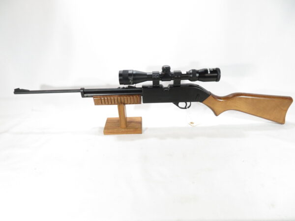 Crosman 760 PowerMaster Commemorative Edition with Wood Stock and Scope SKU 102025.5 - Image 7