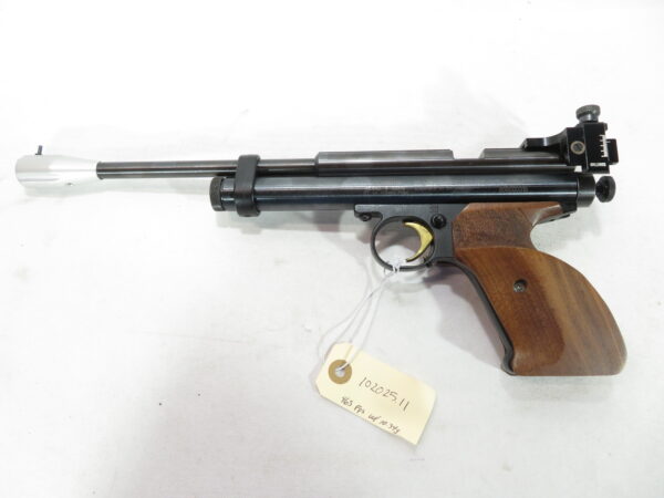 Crosman 2300S w/ Williams Peep Sight, Walnut Grips and Aluminum Breech SKU 102025.11