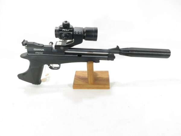 Used Diana Chaser CO2 Pellet Pistol .177 w/ Moderator and Red Dot Scope SKU 102025.12 - Image 3