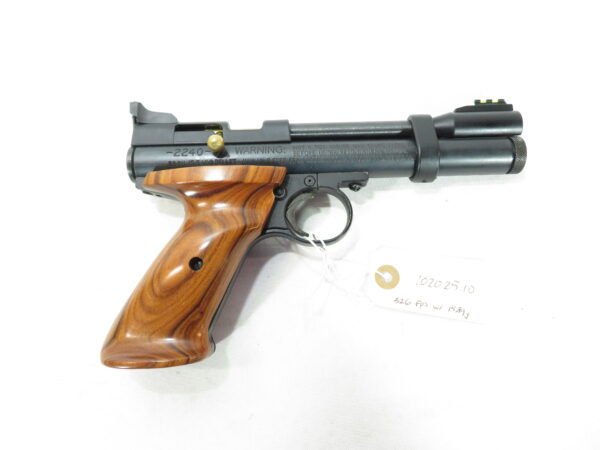 Custom Crosman 2240 .22 cal Pistol w/ Wood Grips SKU 102025.10 - Image 2