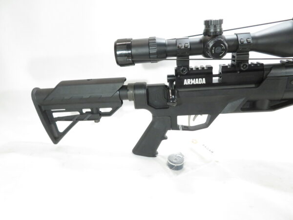 Used Benjamin Armada .22 Pellet Rifle w/ Bi-pod and Scope SKU 111325.1 - Image 6
