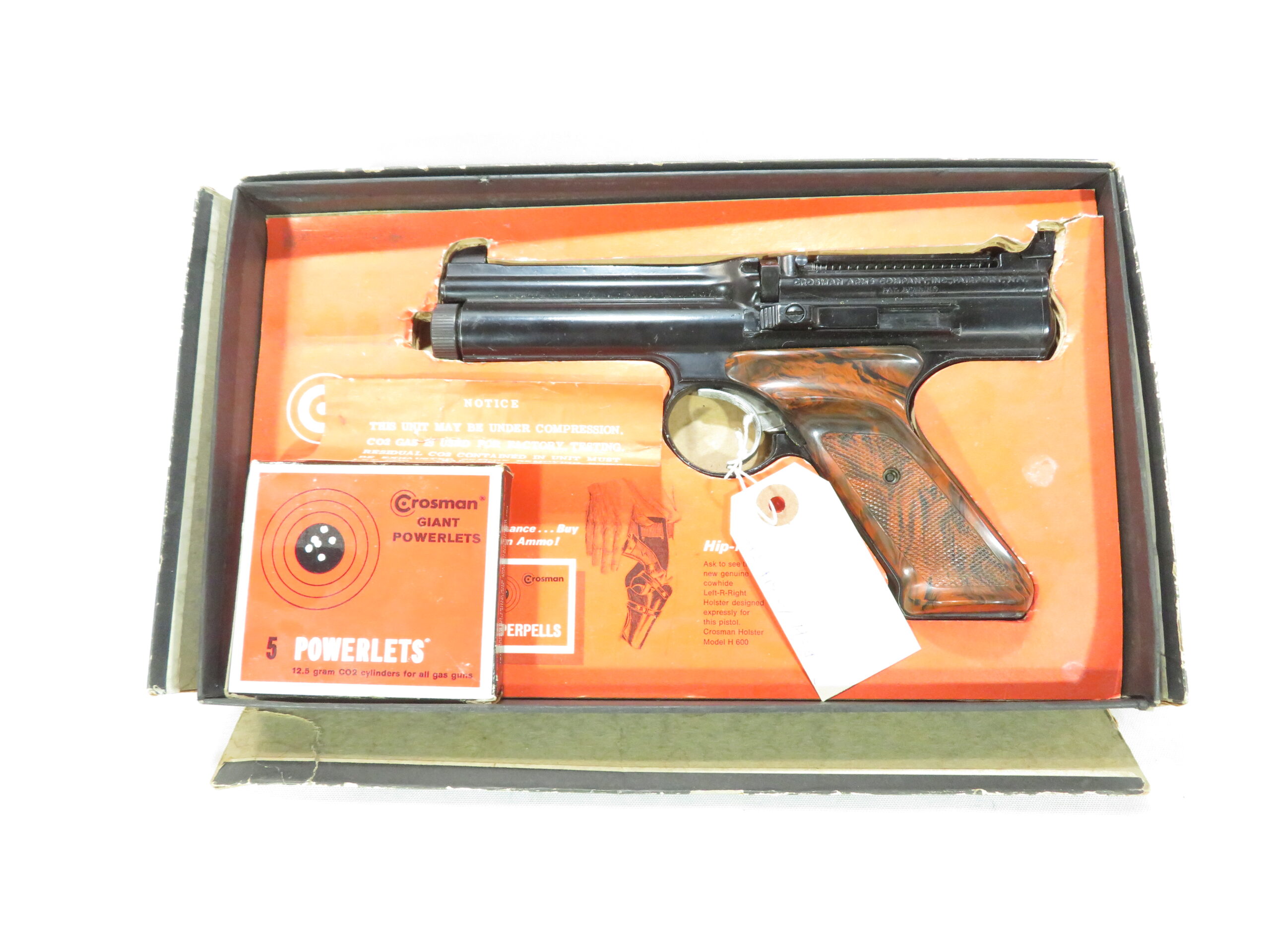 Crosman Model 600 Air Pistol w/ Original Box SKU 111325.5