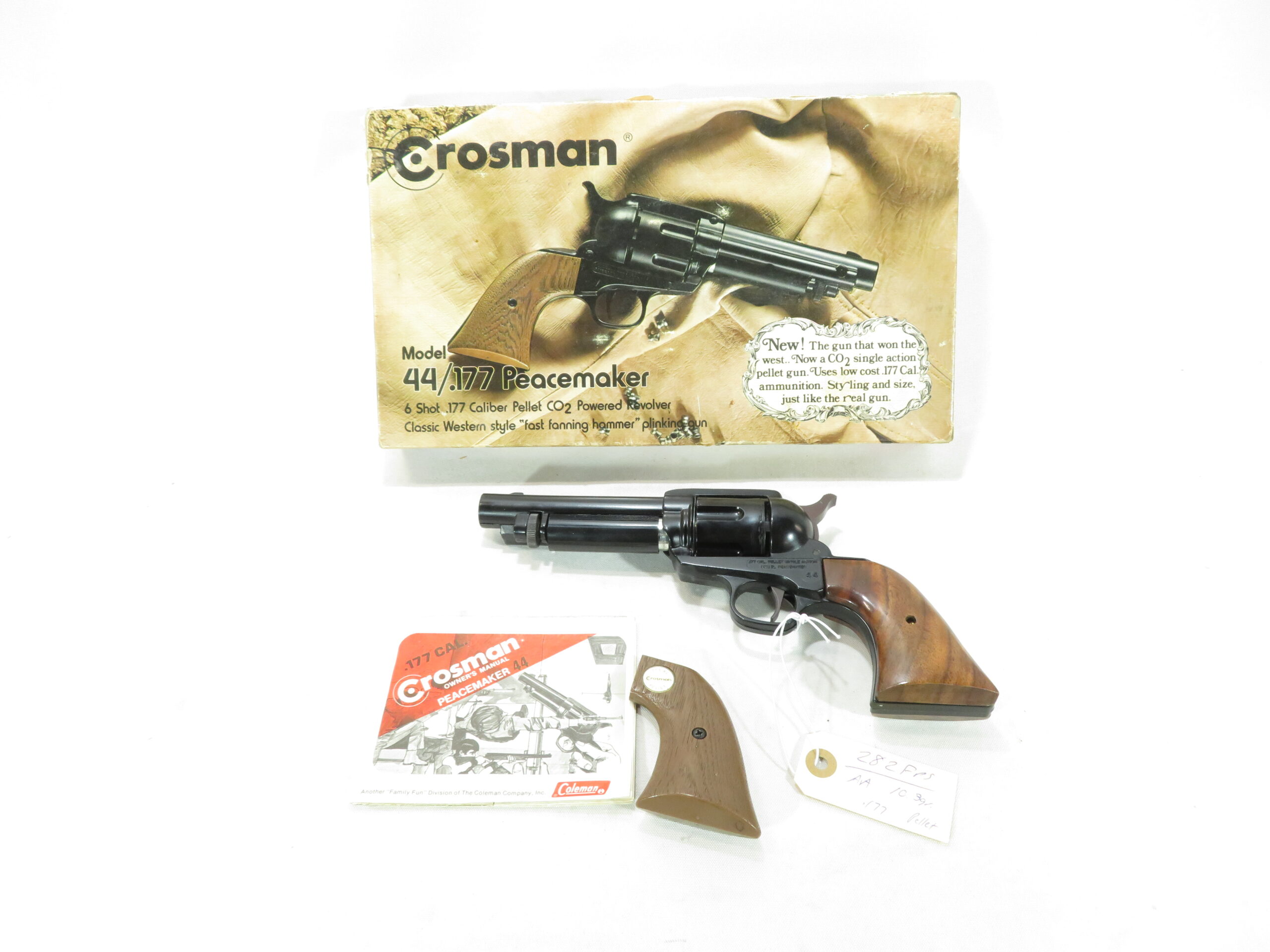 Crosman 44 Peacemaker .177 with Walnut Grips SKU 121025.3