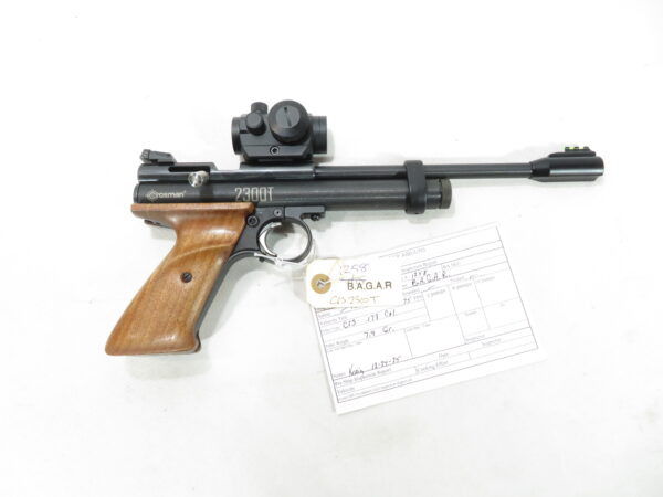 Custom Crosman 2300T .177 Pistol w/ Walnut Grips and Red Dot SKU 11226.13 - Image 2