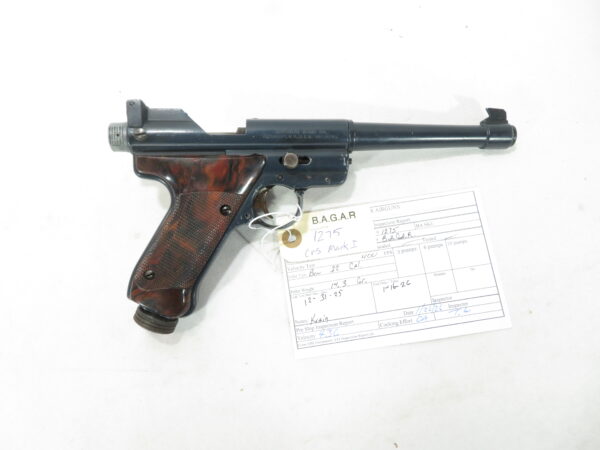 Crosman Mark I Target .22 Air Pistol SKU 21026.5 - Image 2
