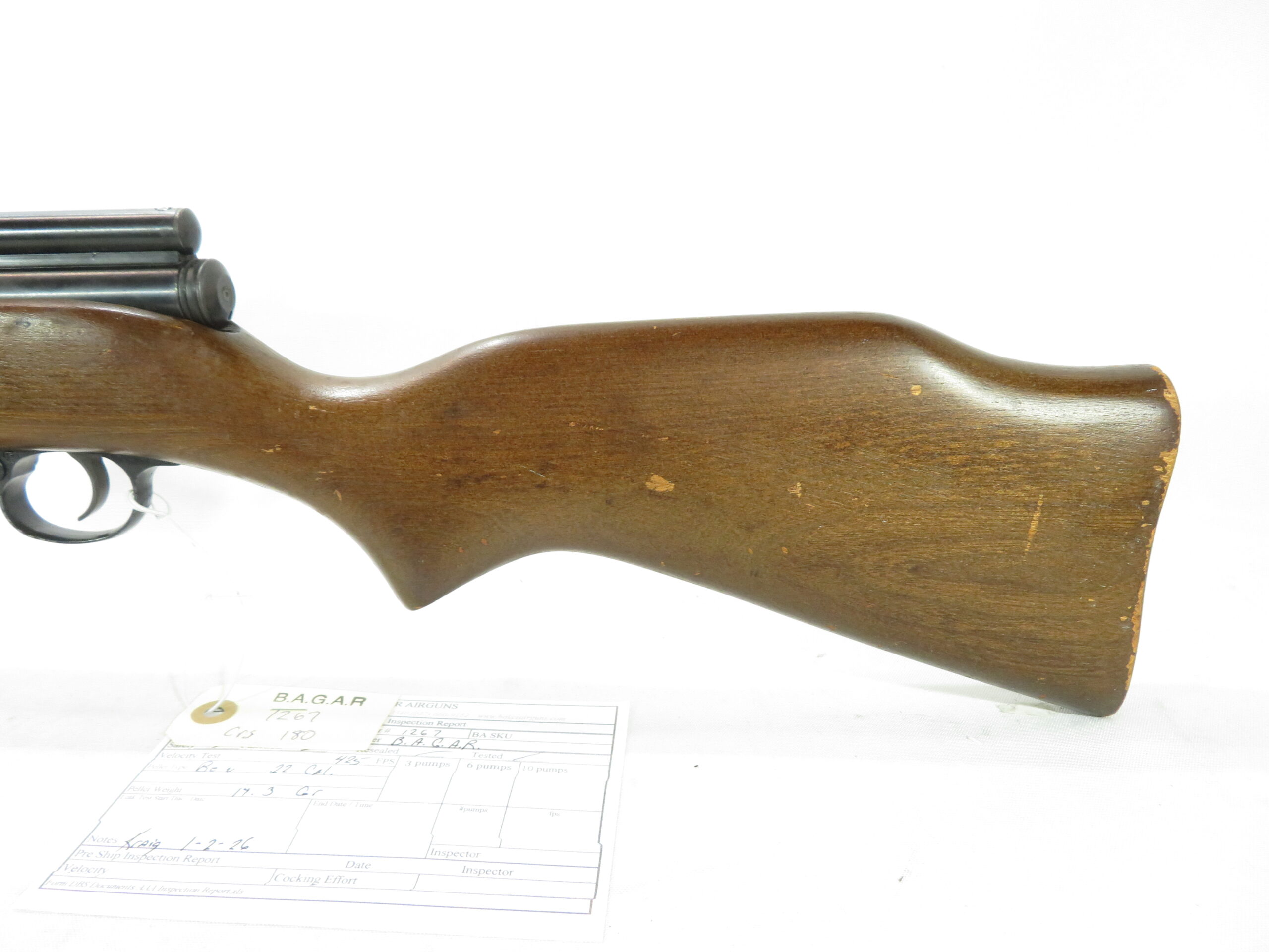 Crosman 180  CO2 Pellet Rifle SKU 21226.5